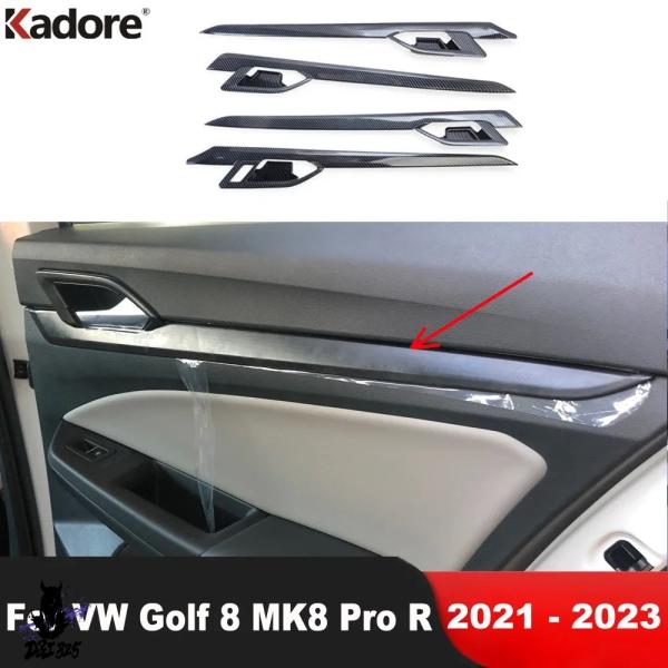 【互換品】 VWゴルフ8 mk8 pro r 2021 2022 2023 カーボンインテリアドアア...