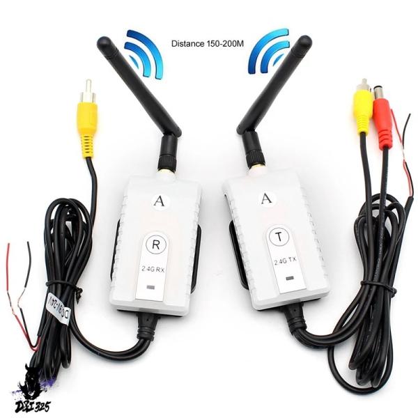 【互換品】 2.4 GHzワイヤレス送受信式トラック用リアビューカメラキット 社外製