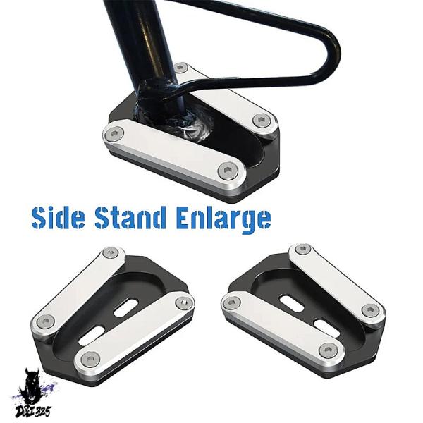 【互換品】 バジャj ドミナー250 400 2021-2024 用 サイドスタンド延長パッドプレー...