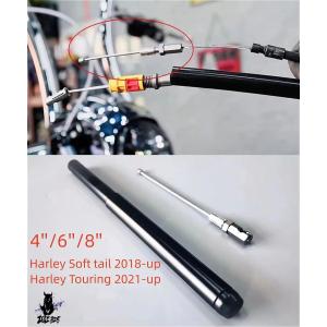 Arlen Ness サイドキック・ Forgedミラー ブラックアノダイズ 左用