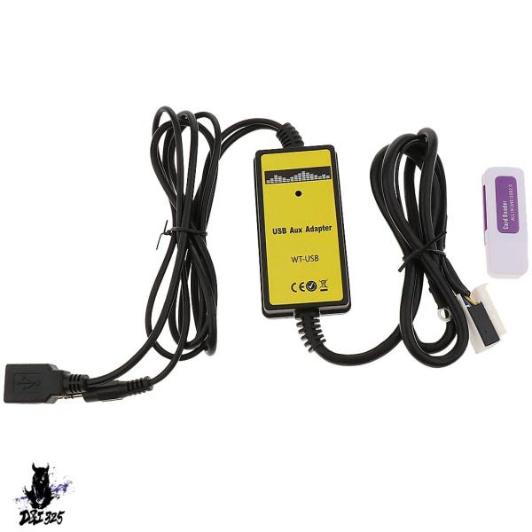 【互換品】 Volkswagen VW ゴルフ パサート USB SD MP3プレーヤーインターフェ...