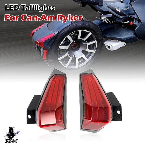 【互換品】 BRP Can-Am Ryker 600 900 Rally 赤テールライト 2019-...