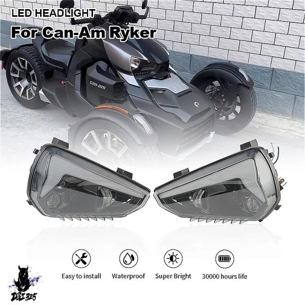 【互換品】 Can-Am Ryker LEDデイタイムランニングヘッドライトキット2019