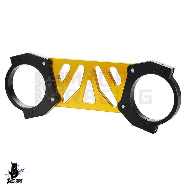 【互換品】 カワサキ ZRX1200R S 2001-2005 シルバーゴールド フロントフォークス...