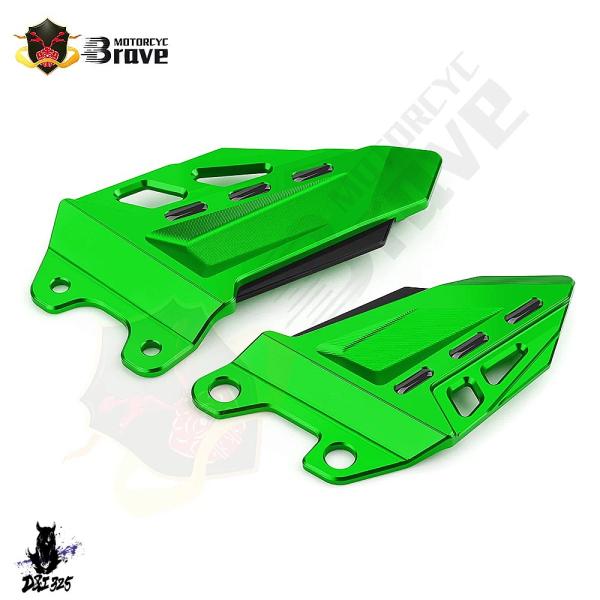 【互換品】 カワサキ ZX-10R 2011-2024 バイクアクセサリーヒールプレートガードセット...