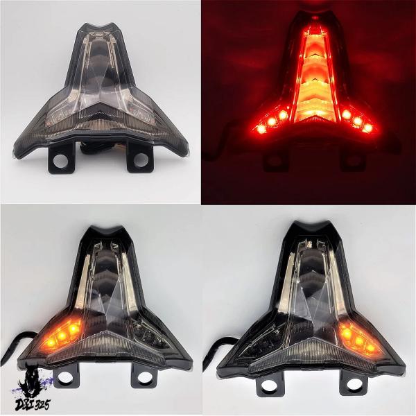 【互換品】 カワサキニンジャZX-6R ZX-25R ZX-4RR用LEDリアウインカー駆動ブレーキ...