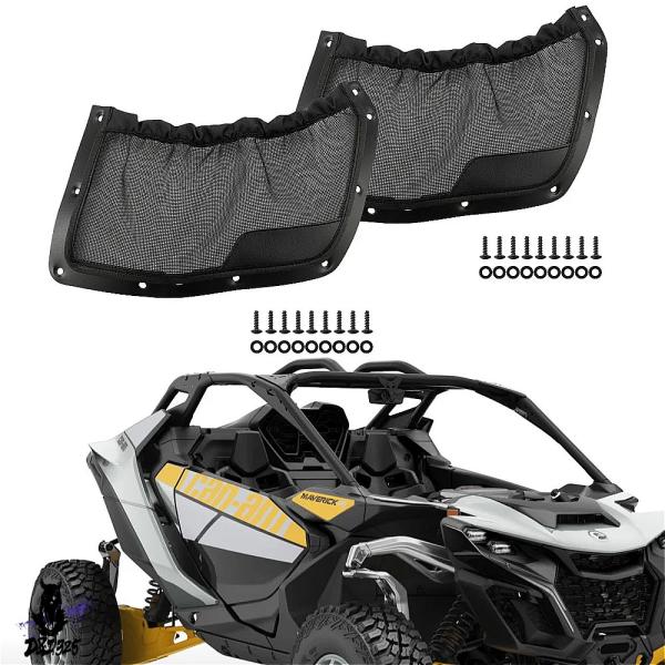 【互換品】 Can-Am Maverick 2014-2019 リア収納ネット リアパネル R, R...