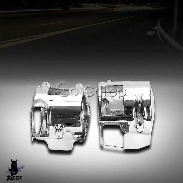 【互換品】 ホンダ VTX 1800C R S F N 2002-2007用 クロームスイッチハウジ...