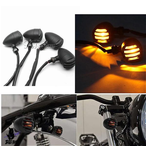 【互換品】 スズキ バイク 4個セット ウインカー 点滅ライト m109r m50 m90 m95 ...