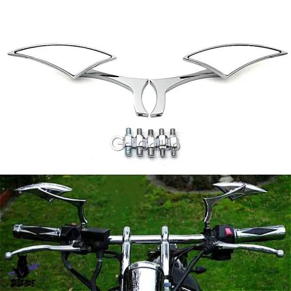【互換品】 ホンダ バイク バックミラー クロームバイク VTX 1300C R S VTX1800...