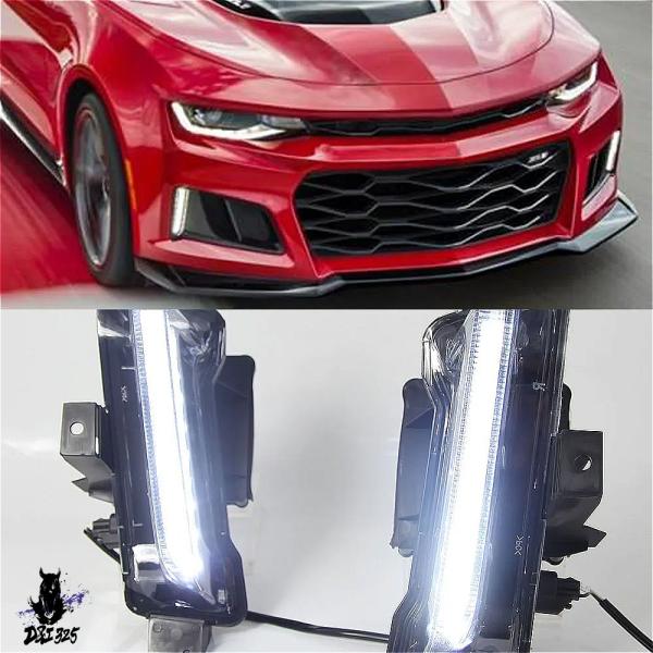 【互換品】 シボレーカマロ ZL1 RS 1LT 2016-2019用 LEDカーヘッドライト DR...