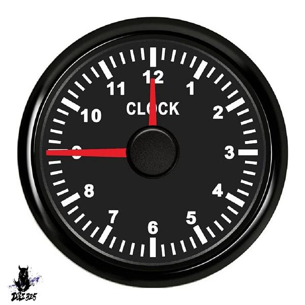 【互換品】 赤バックライト時計ゲージ ボート・ヨット・RV 0?12メーター 2インチ 52mm 9...