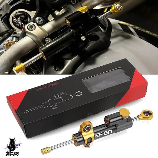 【互換品】 カワサキ Z250 Z300 Z650 Z900RS ER6N用 調整可能アルミステアリ...