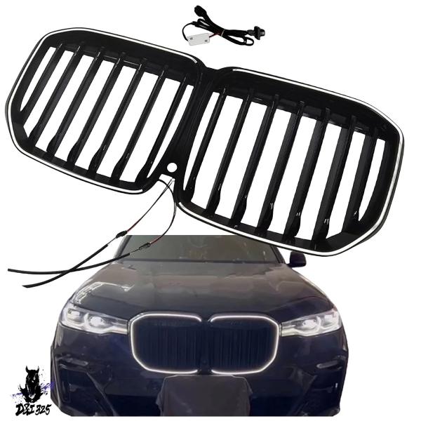 【互換品】 BMW X7 G07 20192022 フロントグリルレーシンググリル腎臓フードライト ...