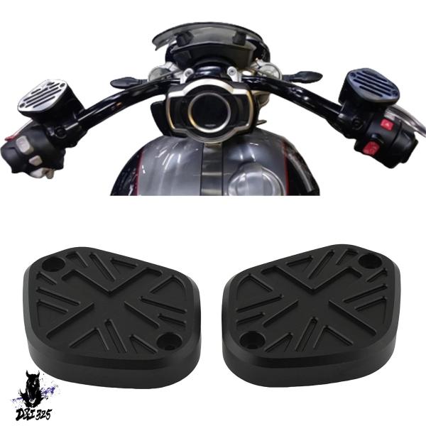 【互換品】 トライアンフ ロケット3 R3 GT 2020?2024用 バイクブレーキオイルタンクカ...