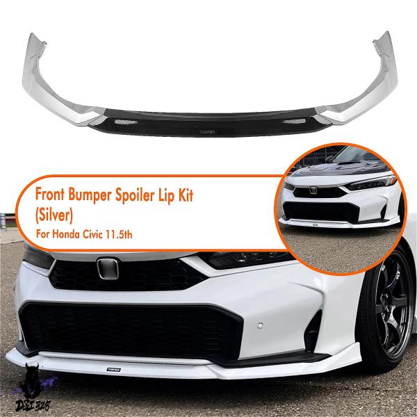 【互換品】 11.5世代ホンダシビック YOFER フロントスポイラーリップアンダーブレードスプリッ...