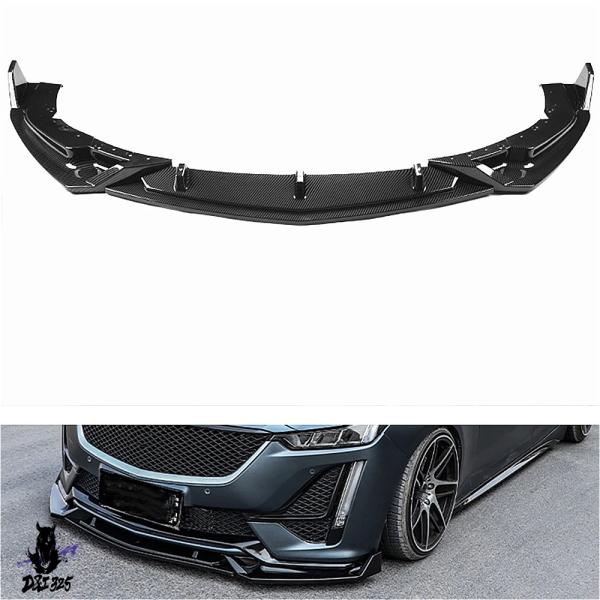 【互換品】 キャデラック CT5 20192023 用 フロントバンパースポイラーリップ アンダーボ...