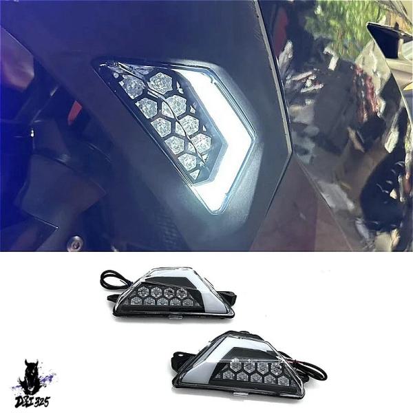 【互換品】 カワサキニンジャ ZX6R ZX25R zx4r 300 400 500 650 LED...