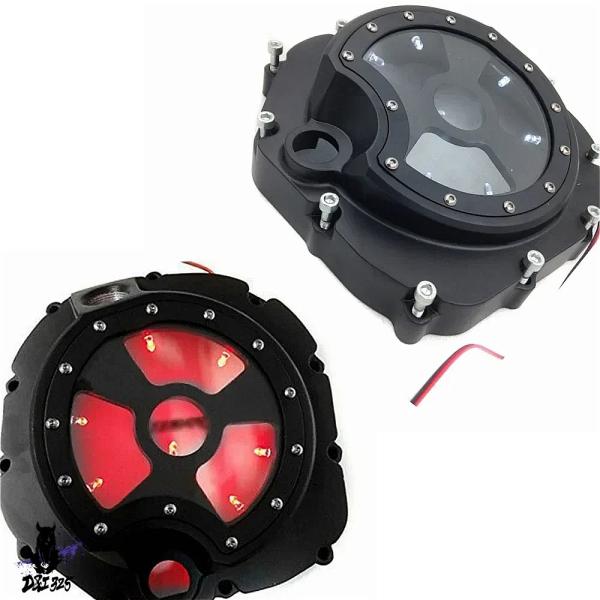 【互換品】 カワサキ ZX14R ZZR1400 2006-2022年 アルミニウムLEDクリアエン...