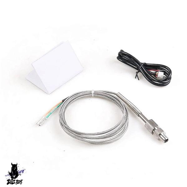 【互換品】 なし なし なし デジタルエキゾーストガス温度計 EGT EXT Blue LEDカーゲ...