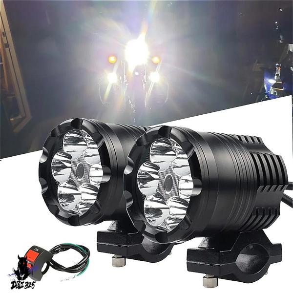 【互換品】 補助バイクヘッドライトフォグランプスポットライト LED Bmw F 650 Gs F8...