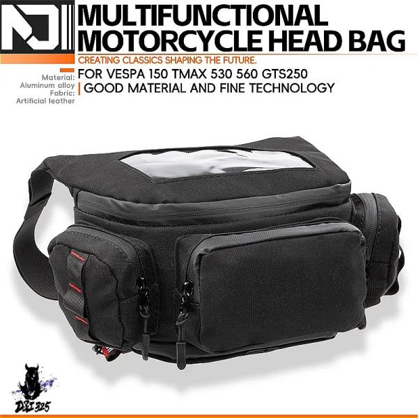 【互換品】 防水バイク収納バッグ タッチスクリーン ナビゲーション ハンドルバー 収納 ウエスト ベ...