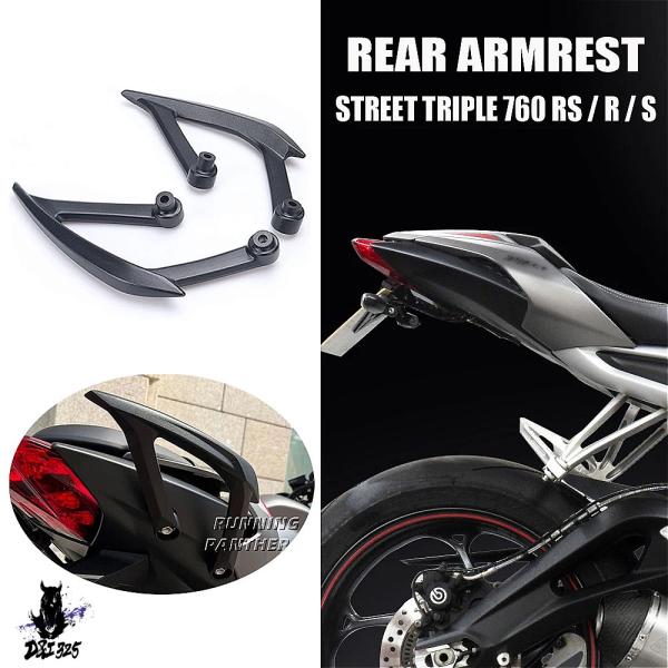 【互換品】 バイク助手席ハンドル リアアームレスト グラブバー トリプルストリート ハンドシート 7...