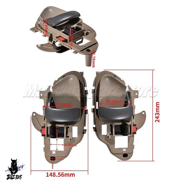 【互換品】 シボレーシルバラードタホ インテリアドアハンドル k1500 k2500 k3500 サ...