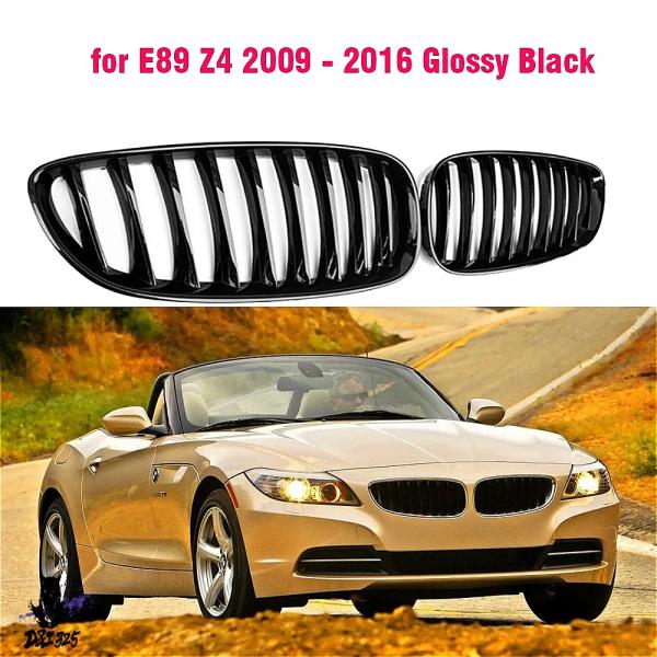 【互換品】 Bmw Z4 E89 ライト沢黒フロントグリル 2009-2016 社外製