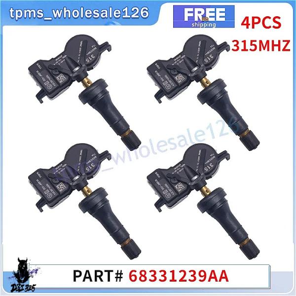 【互換品】 2018ジープ レネゲード タイヤエア圧モニタリングシステムセンサー tpms 315m...