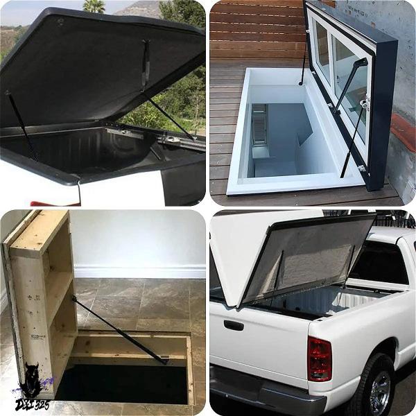 【互換品】 ピックアップトラック キャップ用ユーティリティボックス蓋カバー 19.70インチ 500...