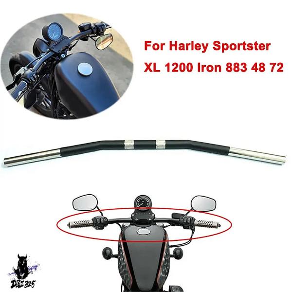 【互換品】 ハーレーダビッドソン XL1200N アイアン883 2007-2016年 レトロ湾曲し...