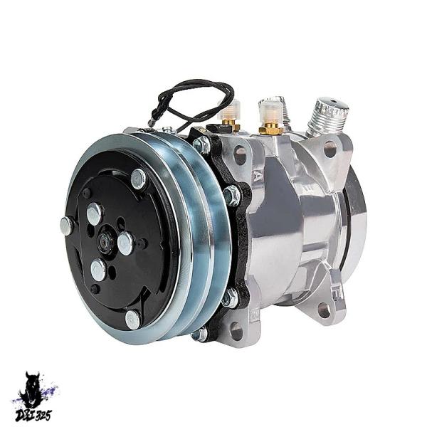 【互換品】 505サンデンコンプレッサーSD505 5H09 12v/24v A2 vベルト125m...