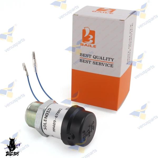 【互換品】 燃料シャットオフストップソレノイドバルブ 12v 30a87-00060 ミ三菱エンジン...