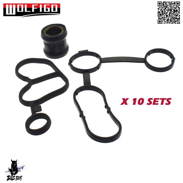 【互換品】 アウディA1a3 vwポルフキャディ エンジンオイルクーラーシールブッシュ 03f 11...