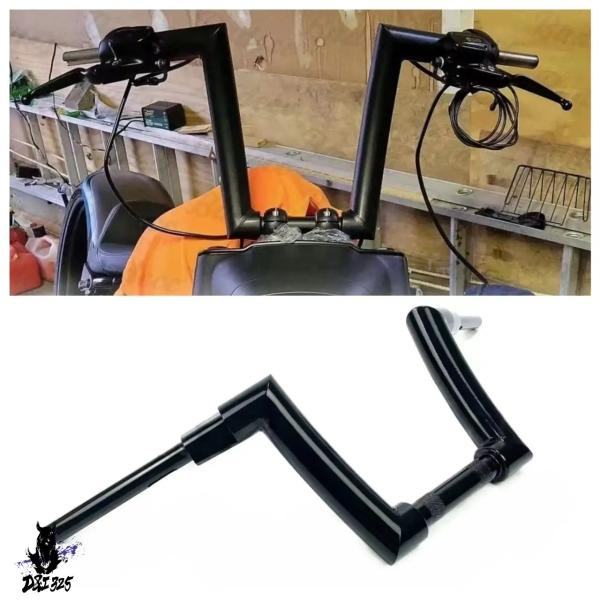 【互換品】 バイク 2 ''エイプハンガーハンドルバー 10インチ -16インチ ライザーハーレーフ...