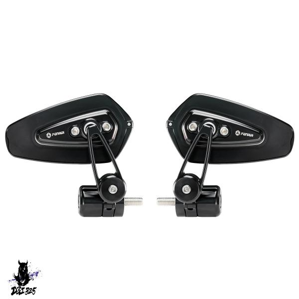 【互換品】 バイクバーエンドミラー Kawasaki ZH2 Z1000 Z900 Z800 Z75...