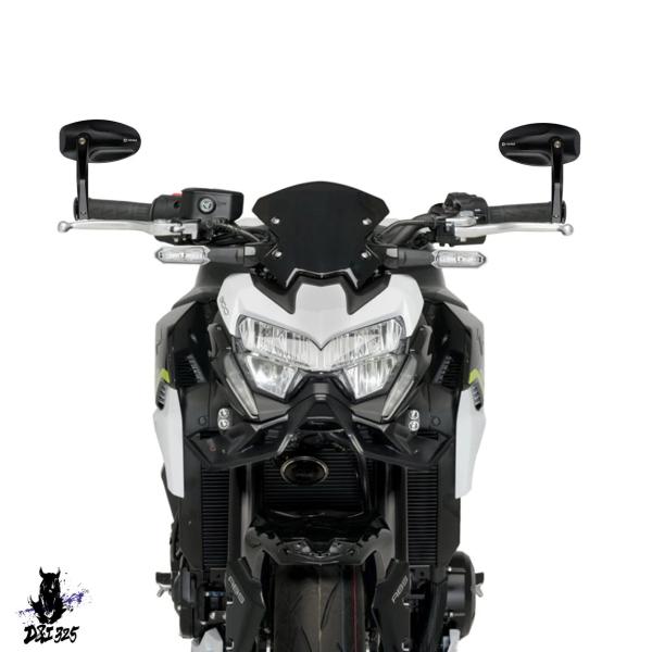 【互換品】 バイクバーエンドミラー ZH2 Z1000 Z900 Z800 Z750 Z500 Z4...