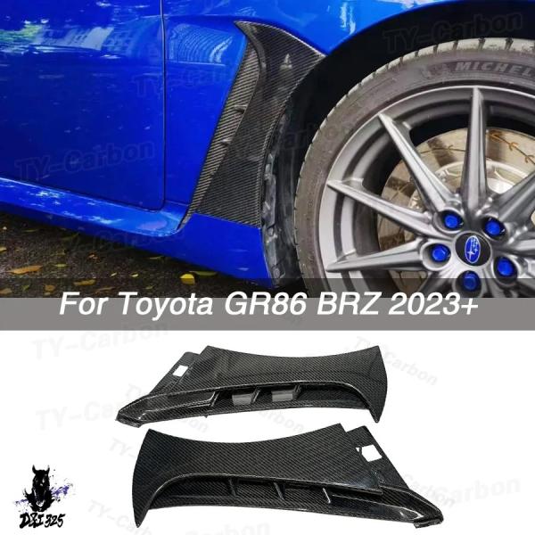 【互換品】 カーボンフェンダーベント フロントエアダクト カバー トリムチューニング トヨタgr86...