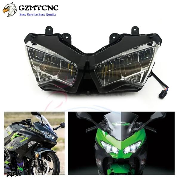 【互換品】 バイク LED ヘッドライトヘッドランプフロントヘッドライト Kawasaki Ninj...
