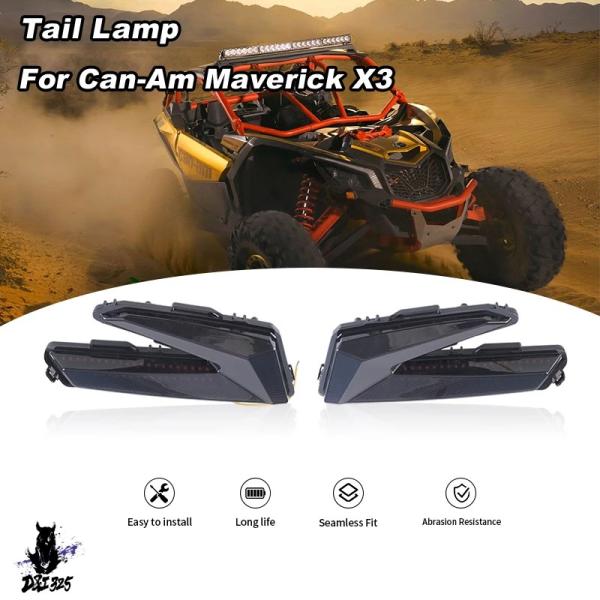 【互換品】 リアテールライト ウィンカー機能 Can Am Maverick X3 XDS XRS ...