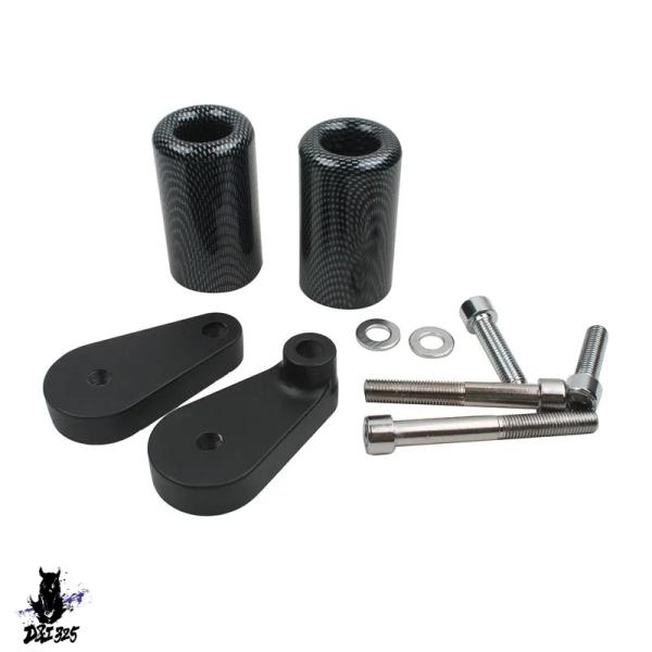【互換品】 バイク2004-2005カワサキZX10R ZX-10Rカーボンフレームスライダークラッ...