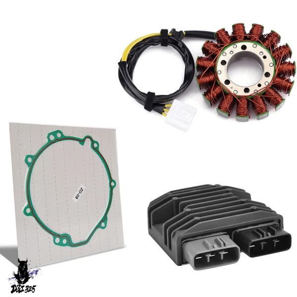【互換品】 整流器レギュレーターステーターコイルガスケット Kawasaki ZX1400 ZZR1...