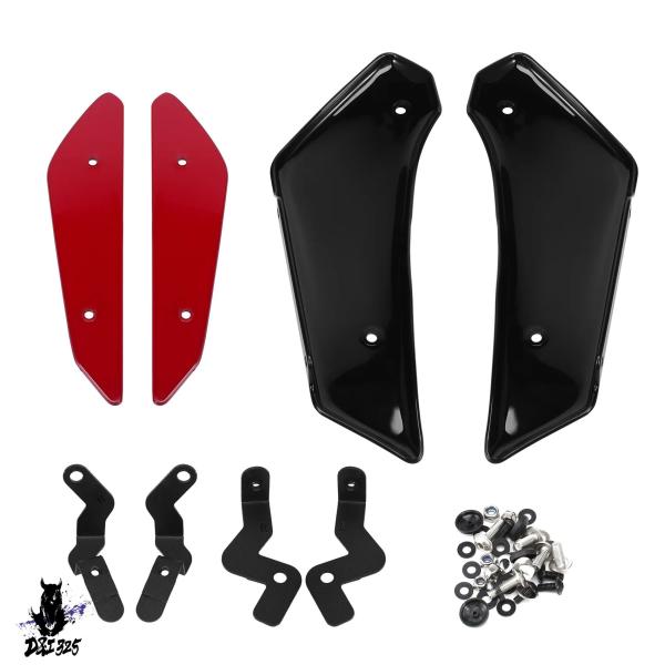 【互換品】 Zx10r-10r 2011-2020 空力バイク バイク フェアリングパーツ 固定翼 ...