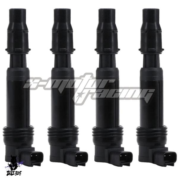【互換品】 4 個点火コイルスティックカワサキ ZX-6R ZX6R 2000-2002 ZX-63...