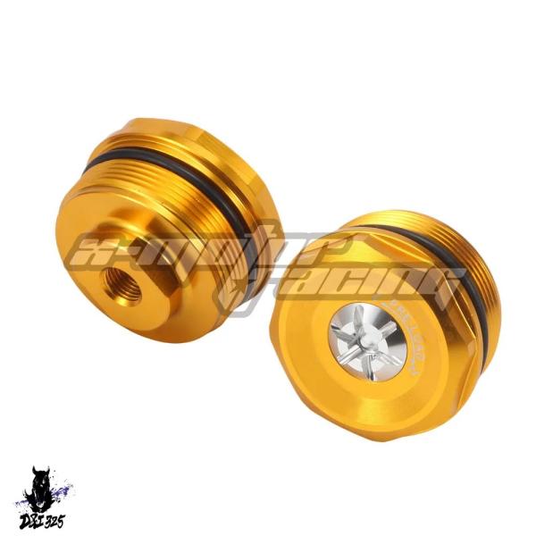 【互換品】 フロントチューブフォークキャップ Kawasaki ZX400 Ninja ZX-4R ...