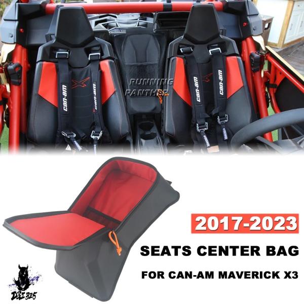 【並行輸入品】 Can-am Maverick 収納バッグ シートセンター カーゴボックス x3 x...