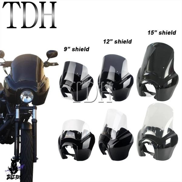 【並行輸入品】 バイクカスタム 5.75インチ ヘッドライトフェアリング 9インチ 12インチ 15...