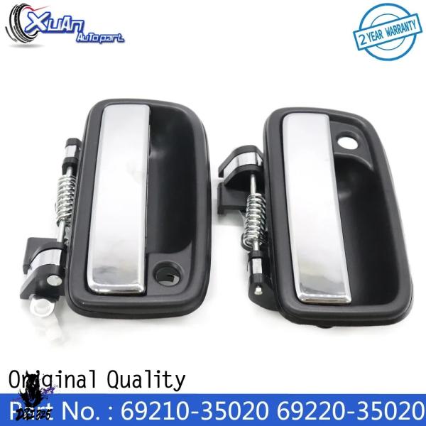 【互換品】 玄黒フロントアウターアウタードアハンドルlh &amp; rhペアセット69210-35020 ...