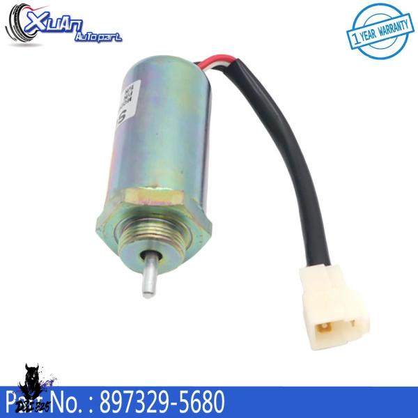 【互換品】 シュアン12V 897329 -5680 燃料遮断ソレノイド 日立 EX50U EX55...